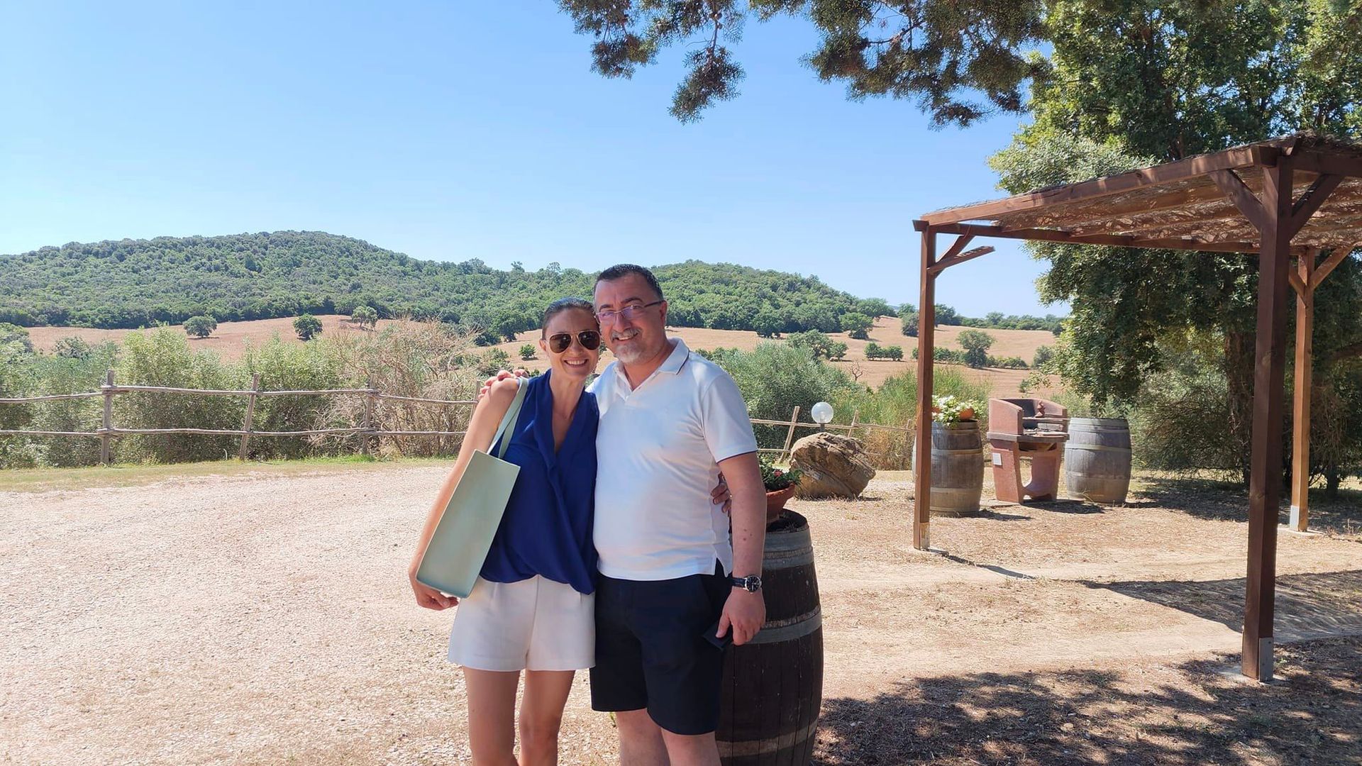 Ljuana and Wayne at Lo Scalandrino