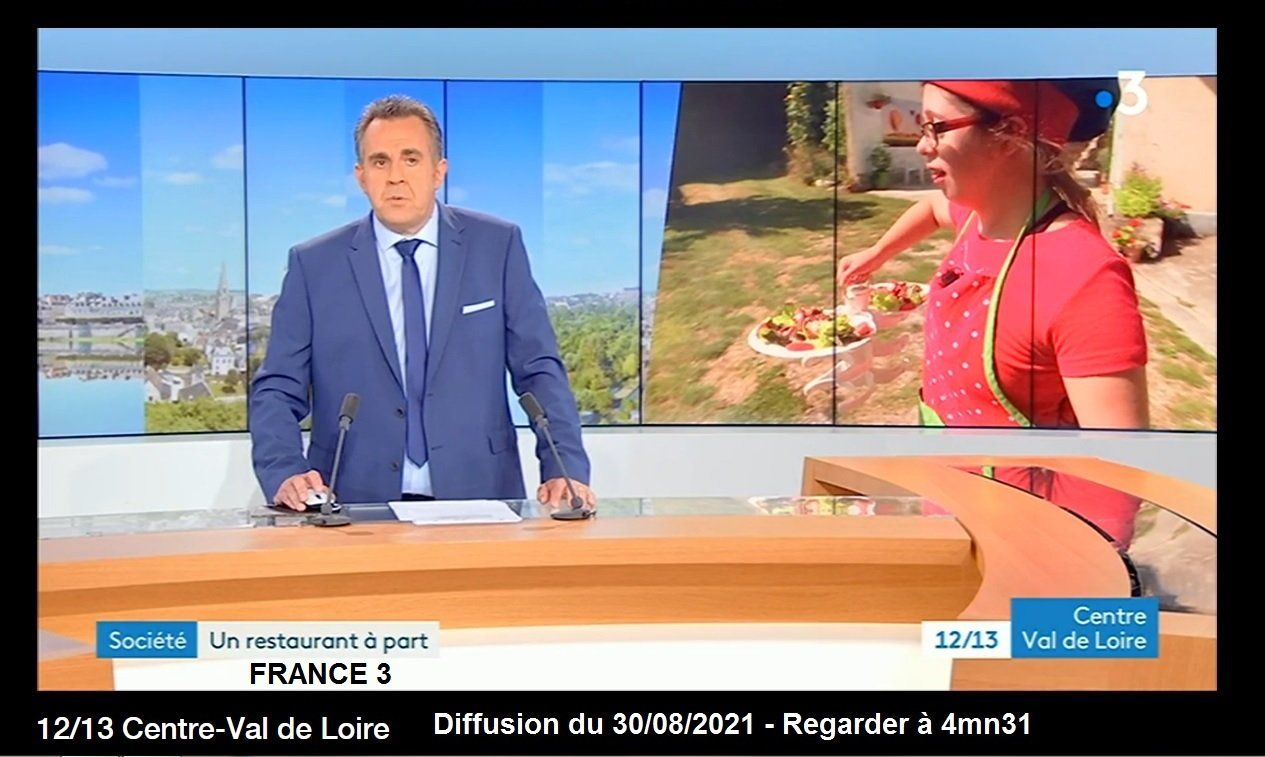 France3 restaurant les lutins joyeux yevre le chatel pithiviers gateau crèpes galettes praslines cavalier cheval randonnée GR32 GR655Est