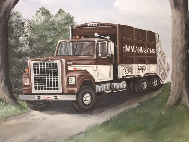 Brown Truck — Springfield, Ohio — Mann H W & Son's Hauling