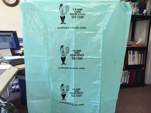 Plastic Bag — Springfield, Ohio — Mann H W & Son's Hauling
