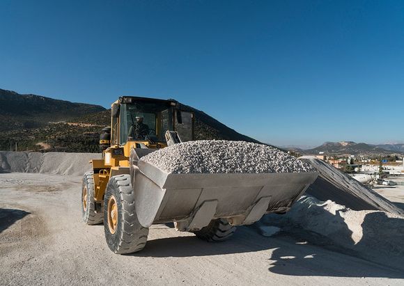 Construction Site With Bulldozer — Red Bluff, CA — Foothill Ready Mix
