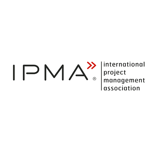 Das Logo der International Project Management Association befindet sich auf weißem Hintergrund.