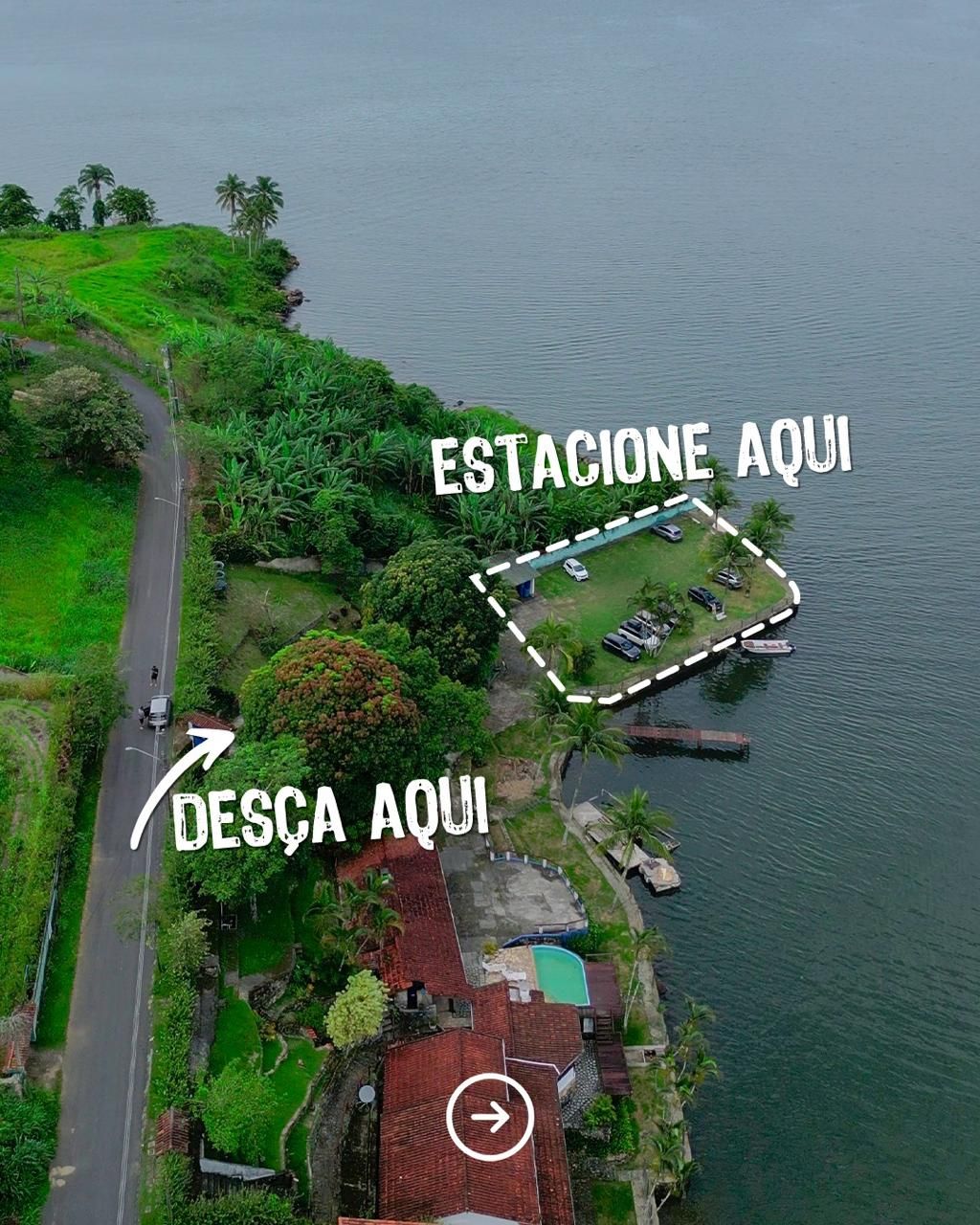 Estacionamento no continente