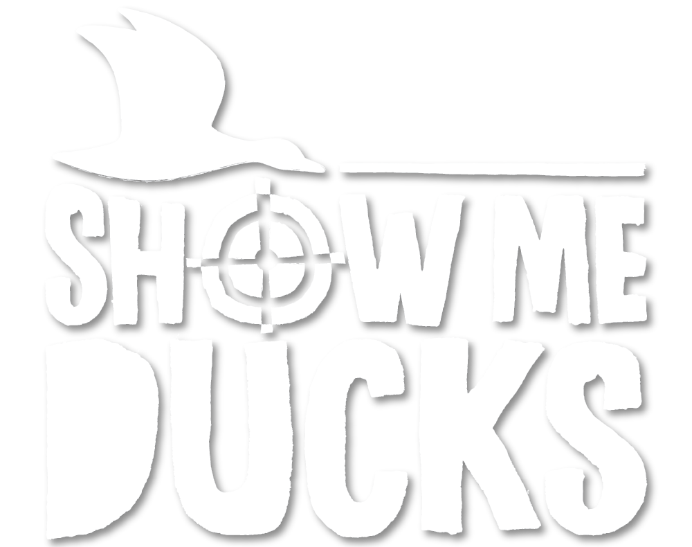 White ShowMe Ducks logo