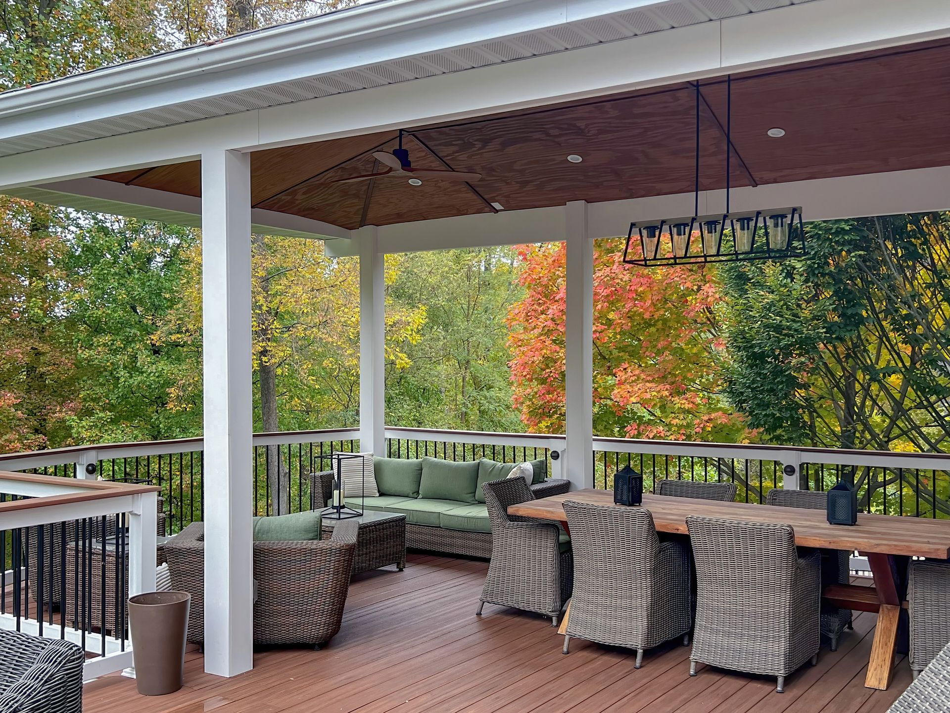Blue House with Deck — Baltimore, MD — RJ GRIMES Roofing. Siding. Windows