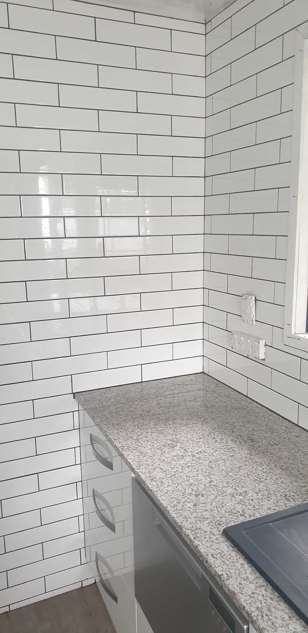 Newly Installed Tiles in the Kitchen — Licensed Builders in Rockhampton, QLD