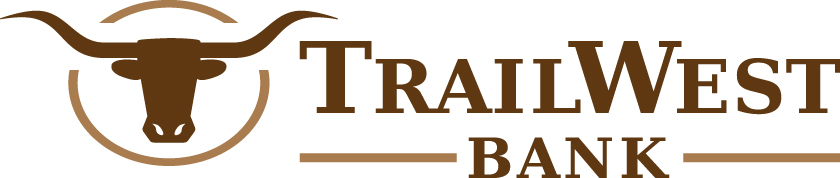 TrailWest Bank logo with a longhorn symbol and text.
