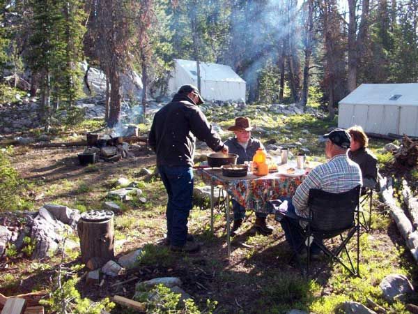 Camp breakfast