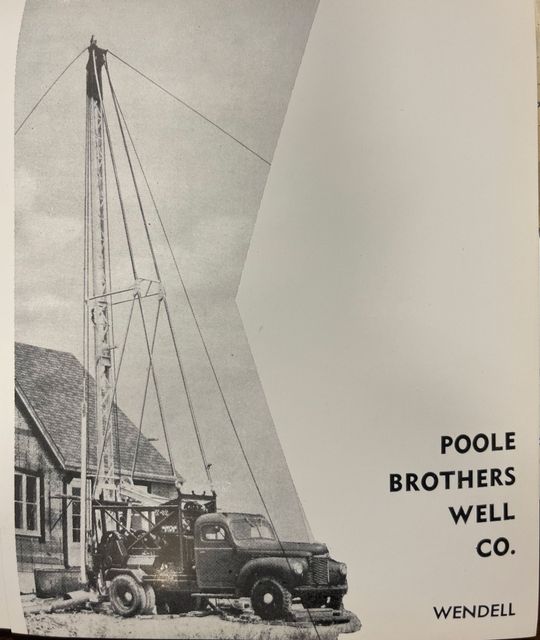 Poole Brothers Well Co. pamphlet cover