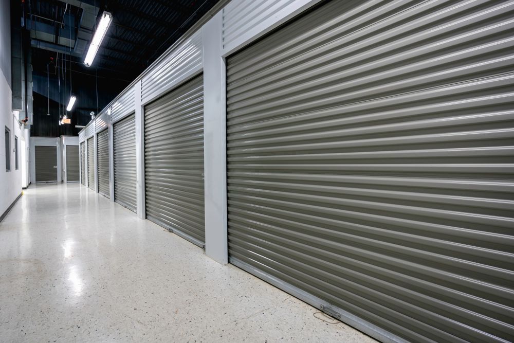 A Perspective Shot of a Hallway with Storage Units — King Street Storage Emerald in Emerald, QLD