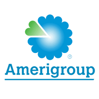 Amerigroup health insurance logo - accepted at Simplicity Pediatric Therapy