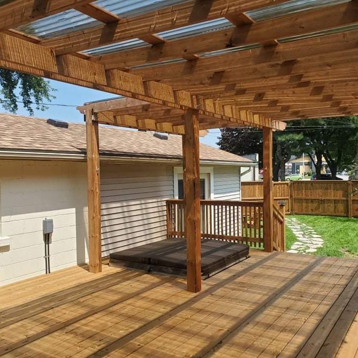 Wooden Dek Pillars — LaSalle, ON — Yard-Worx