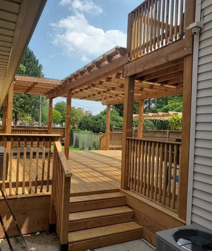 Wooden Dek — LaSalle, ON — Yard-Worx