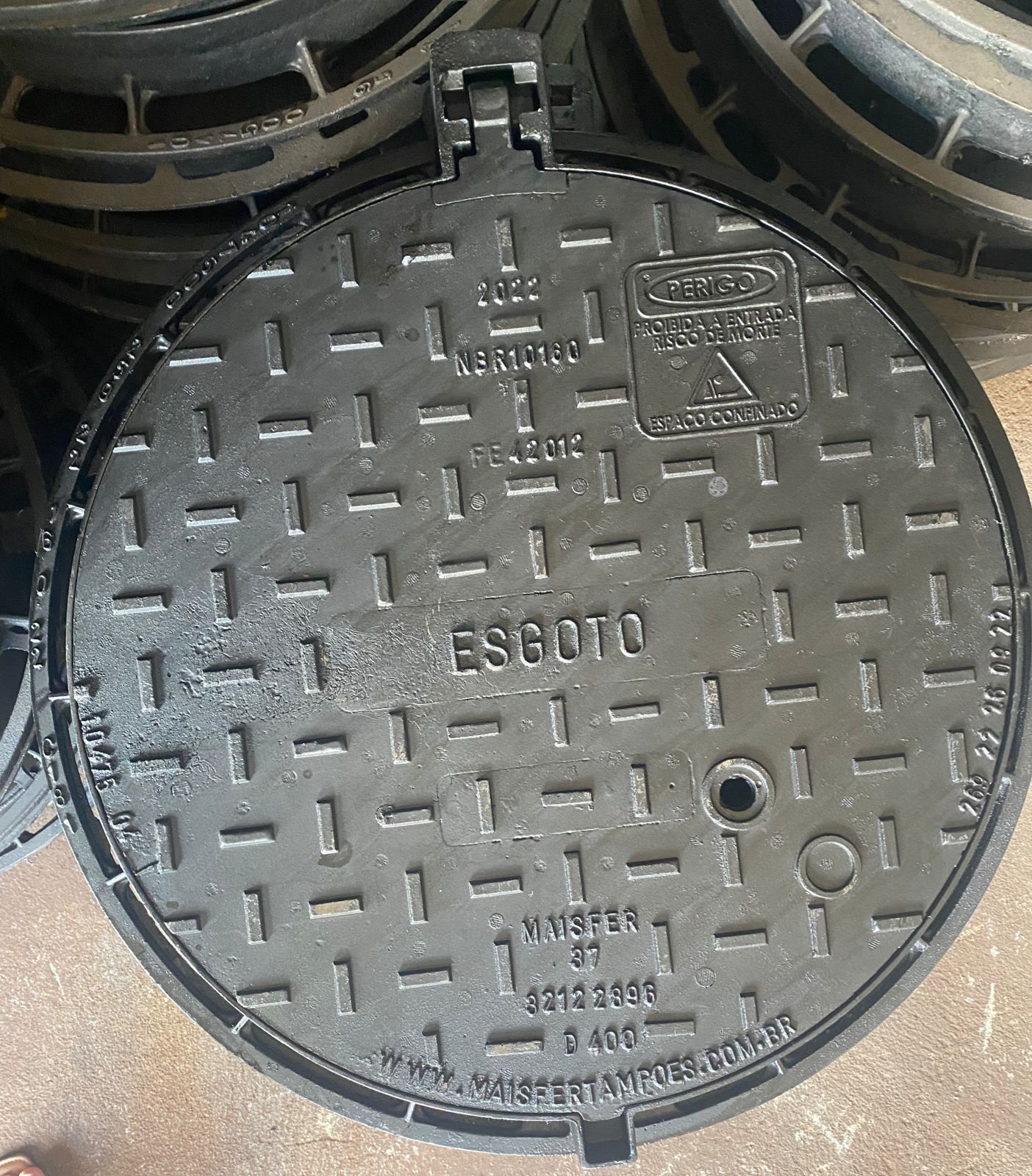 Tampão DN 600 T60 Pedestre Tampão DN 600 T60 Pedestre