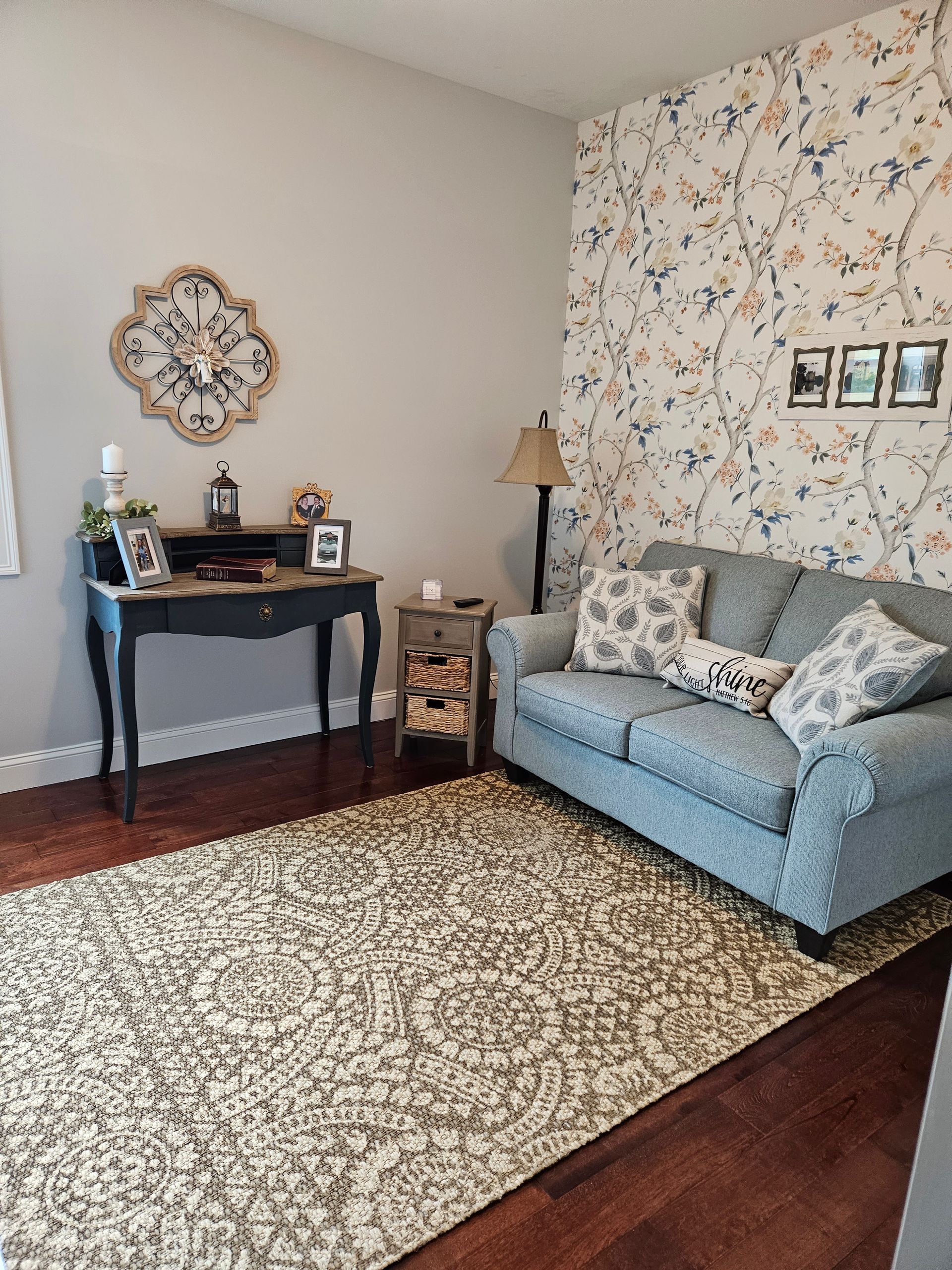 Living Room Interior Design Project in Western Massachusetts 