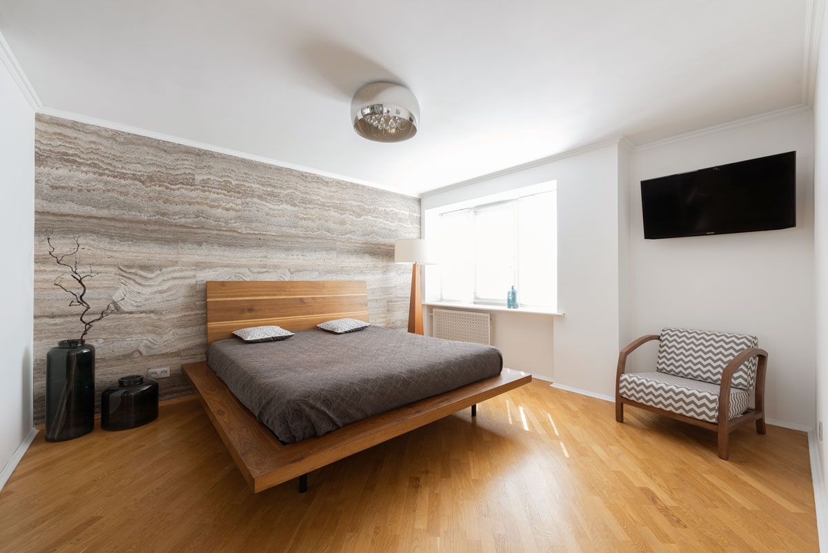 modern and simplistic bedroom interior design project