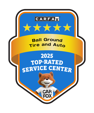 CARFAX 2O25 TOP-RATED SERVICE CENTER | Ball Ground Tire and Auto