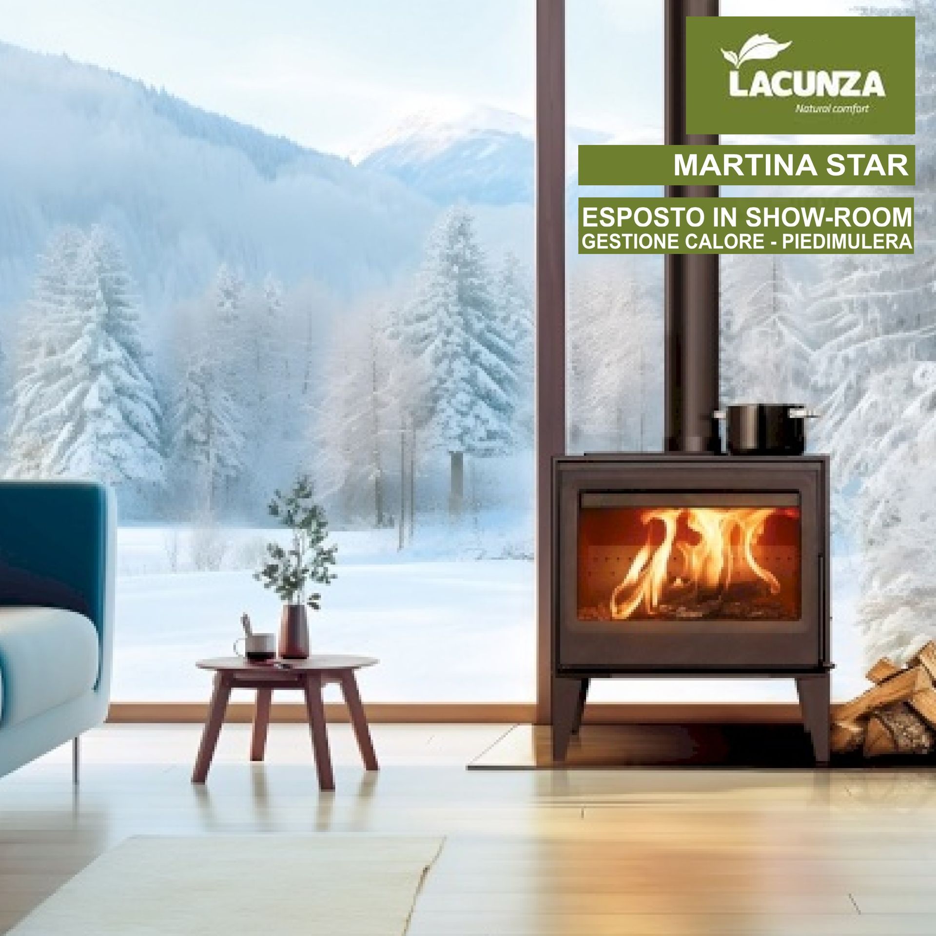 Stufe a legna 5 Stelle con forno Lacunza a Piedimulera