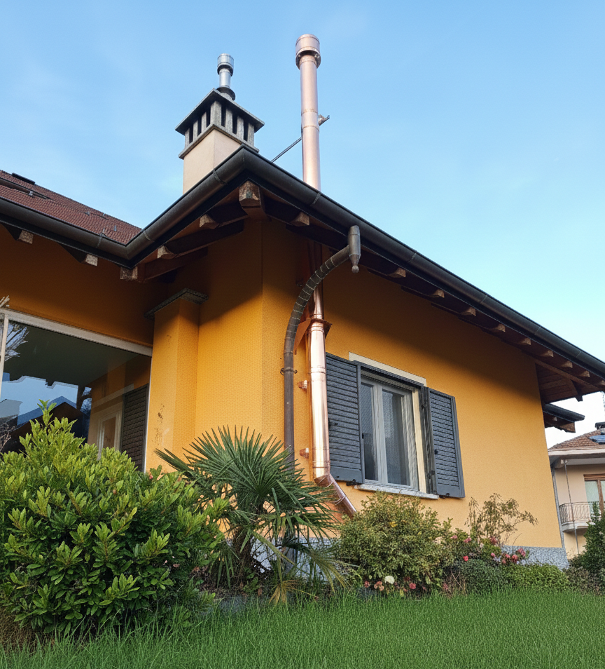 Canne fumarie esterne in provincia di Verbania