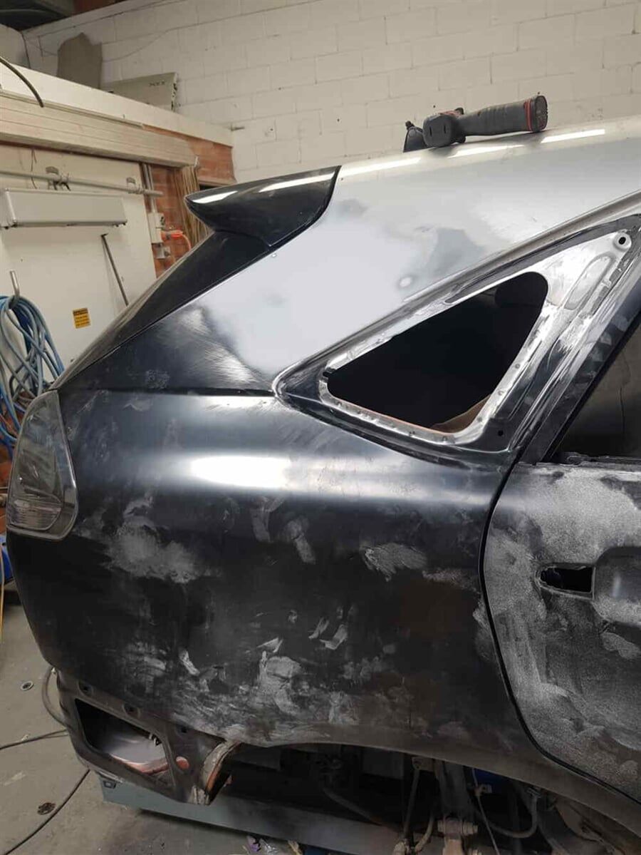 Damaged car — Smash Repairs in Coffs Harbour, NSW