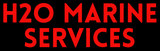 Henry's Dirt Works and Construction H20 marine services is written in red on a black background
