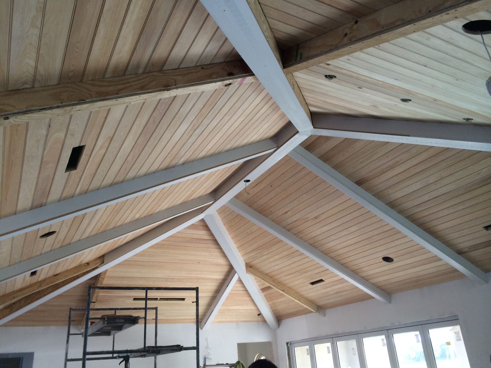 Coffered ceiling with crown molding installation — Carit Creations FL