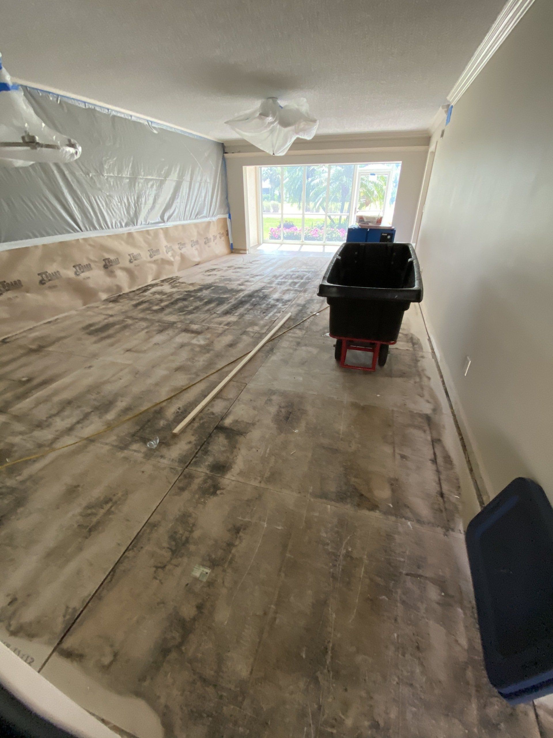 Cleaning Mold On Wall — Naples, FL — Floods of SW Florida Inc Cleaning Mold On Wall — Naples, FL — Floods of SW Florida Inc
