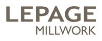Un logo pour les menuiseries Lepage est affiché sur fond blanc.