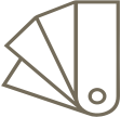 A line drawing of a fan with a hole in the middle.