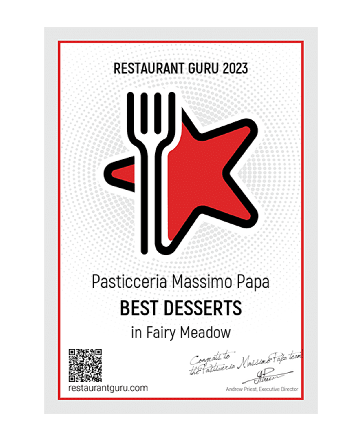 Restaurant Guru 2023 Best Desserts in Fairy Meadow