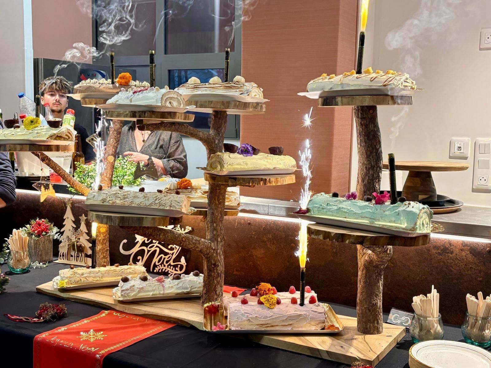 Bûches de Noël.
