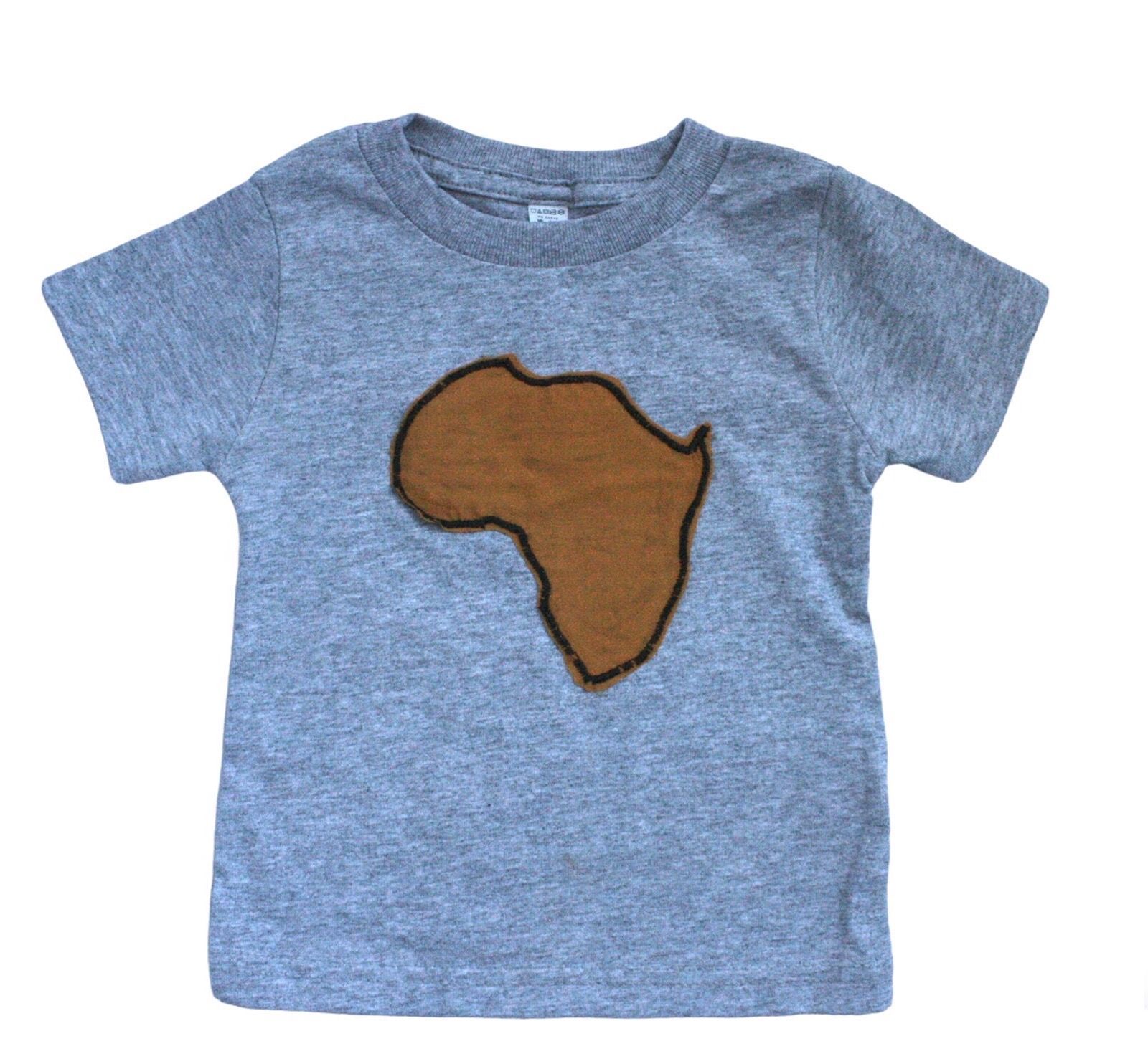 Grey with Marigold/Black Africa T-Shirt