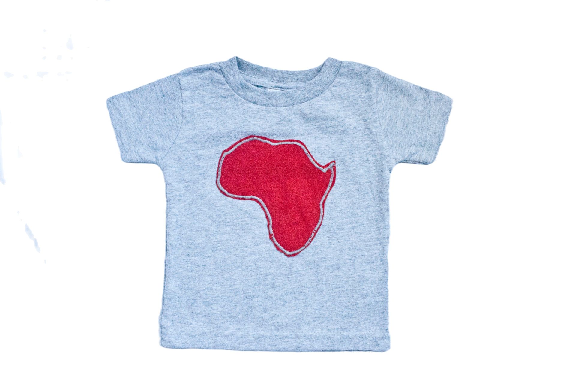Unisex Grey with Red/Grey Africa T-Shirt