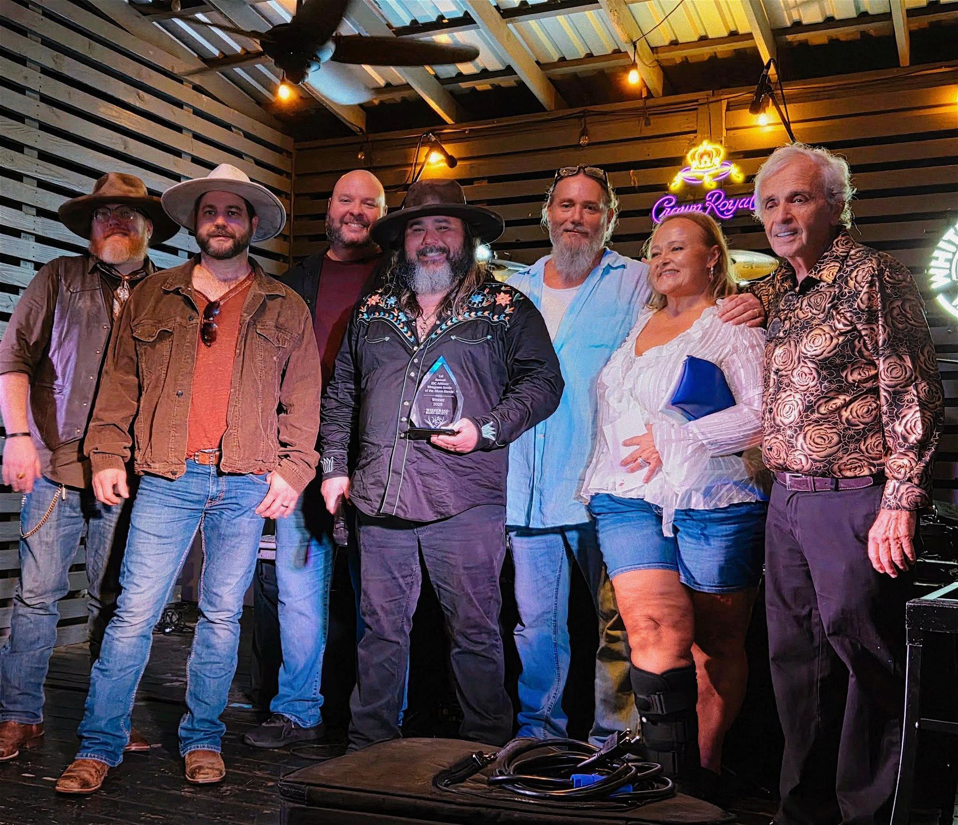 International Blues Challenfe Winner Derrick Dove and the Peacekeepers