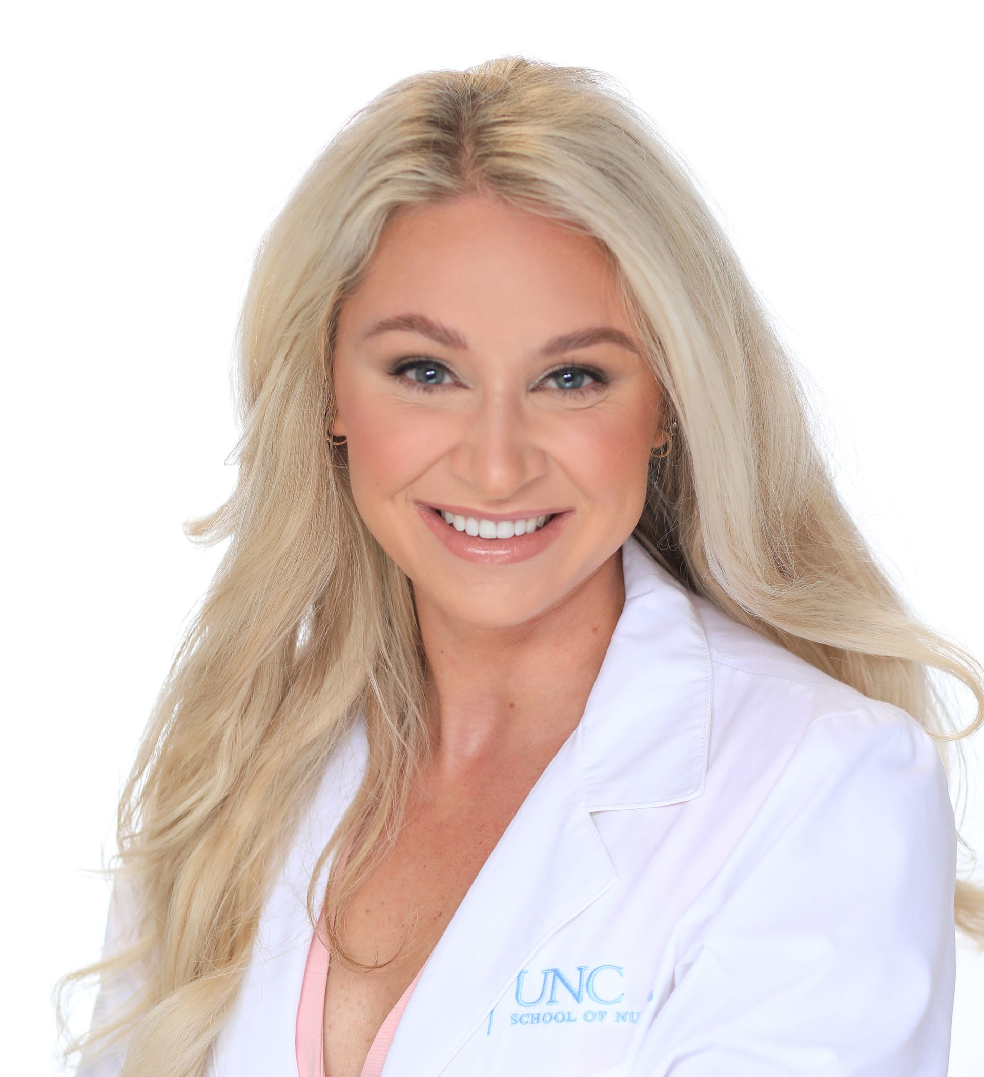in studio white background professional headshots for medical teams and offices