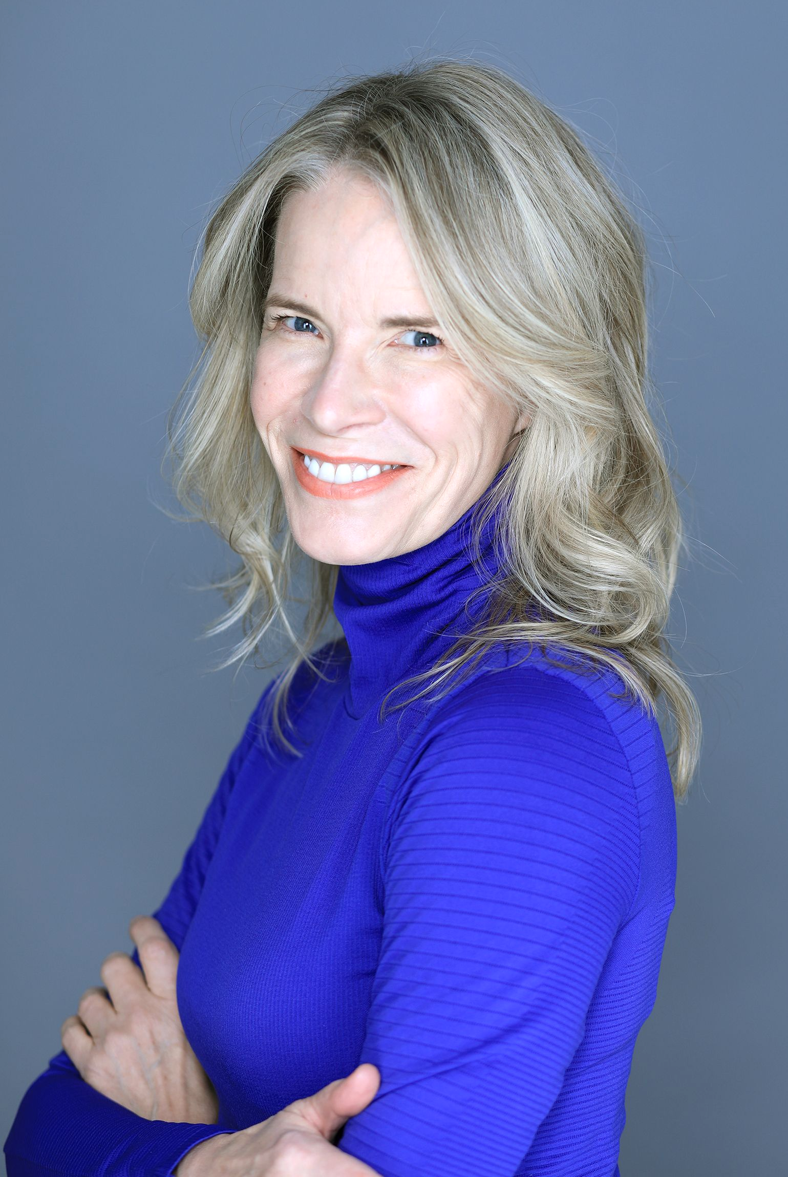 grey background studio headshot asheville nc