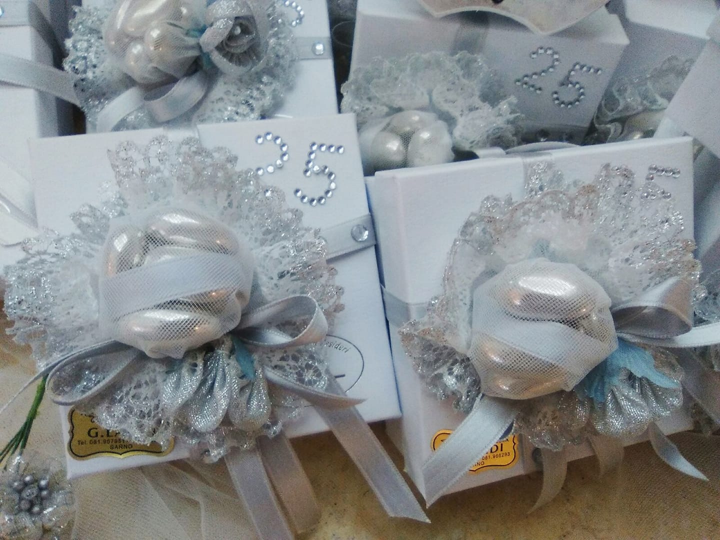 bomboniere 25° matrimonio