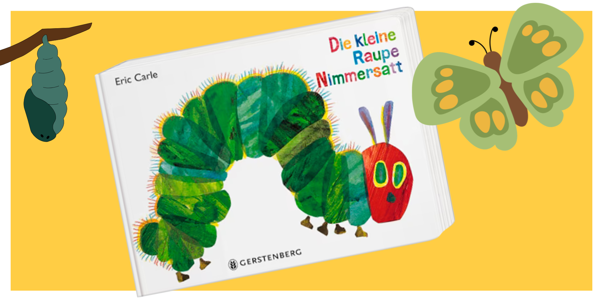 Die kleine Raupe Nimmersatt begeistert mit bunten Bildern und spielerischem Lernen