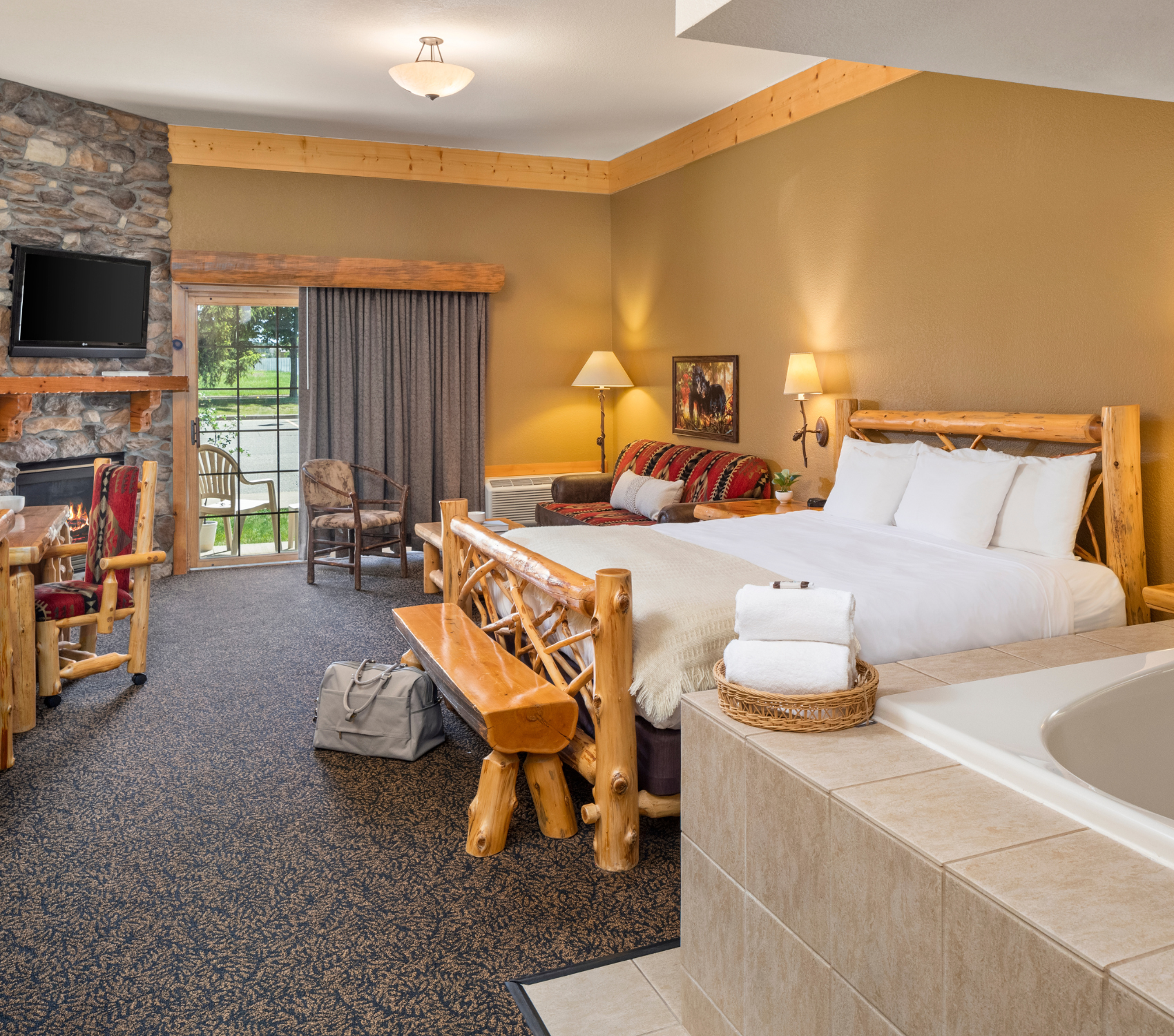 Honeymoon suite at Bantr in Rothschild, WI