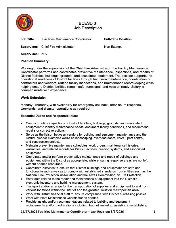 Webpage screenshot of a school document with a red “3” logo, title, and bullet-pointed section on a white page