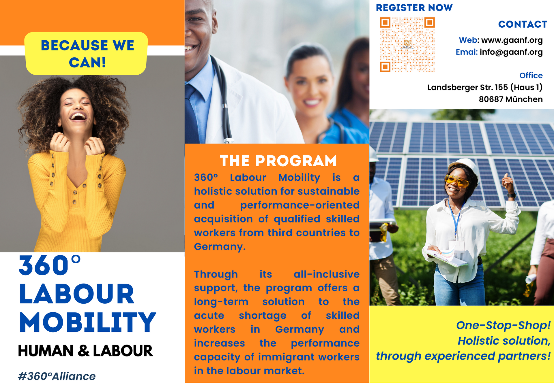 A brochure for 360 degree labour mobility human & labour