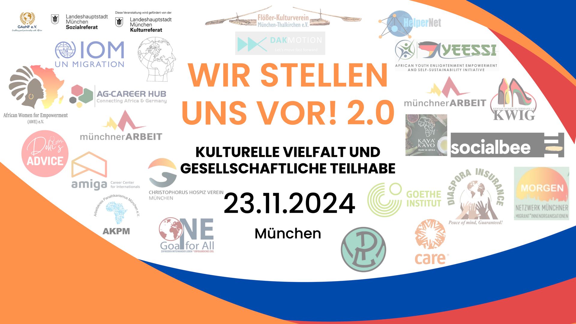 A poster that says wir stellen uns vor 2.0 on it