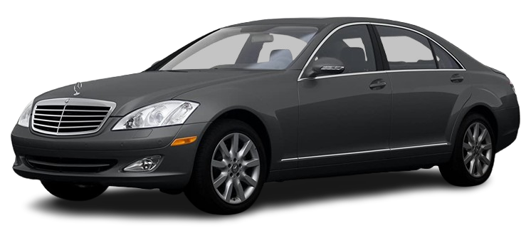 A mercedes benz s class is shown on a white background.