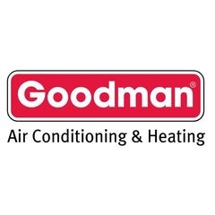 Goodman Air Conditioning & Heating logo in red and white text