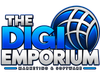 DigitinO Emporium logo in blue and silver with globe graphic, labeled “Marketing & Software”