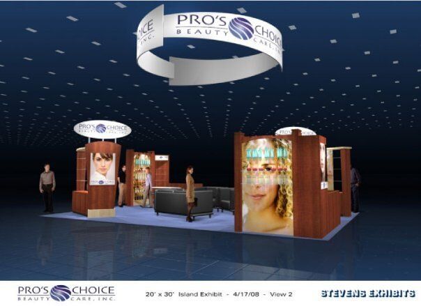 Trade show booth, 
