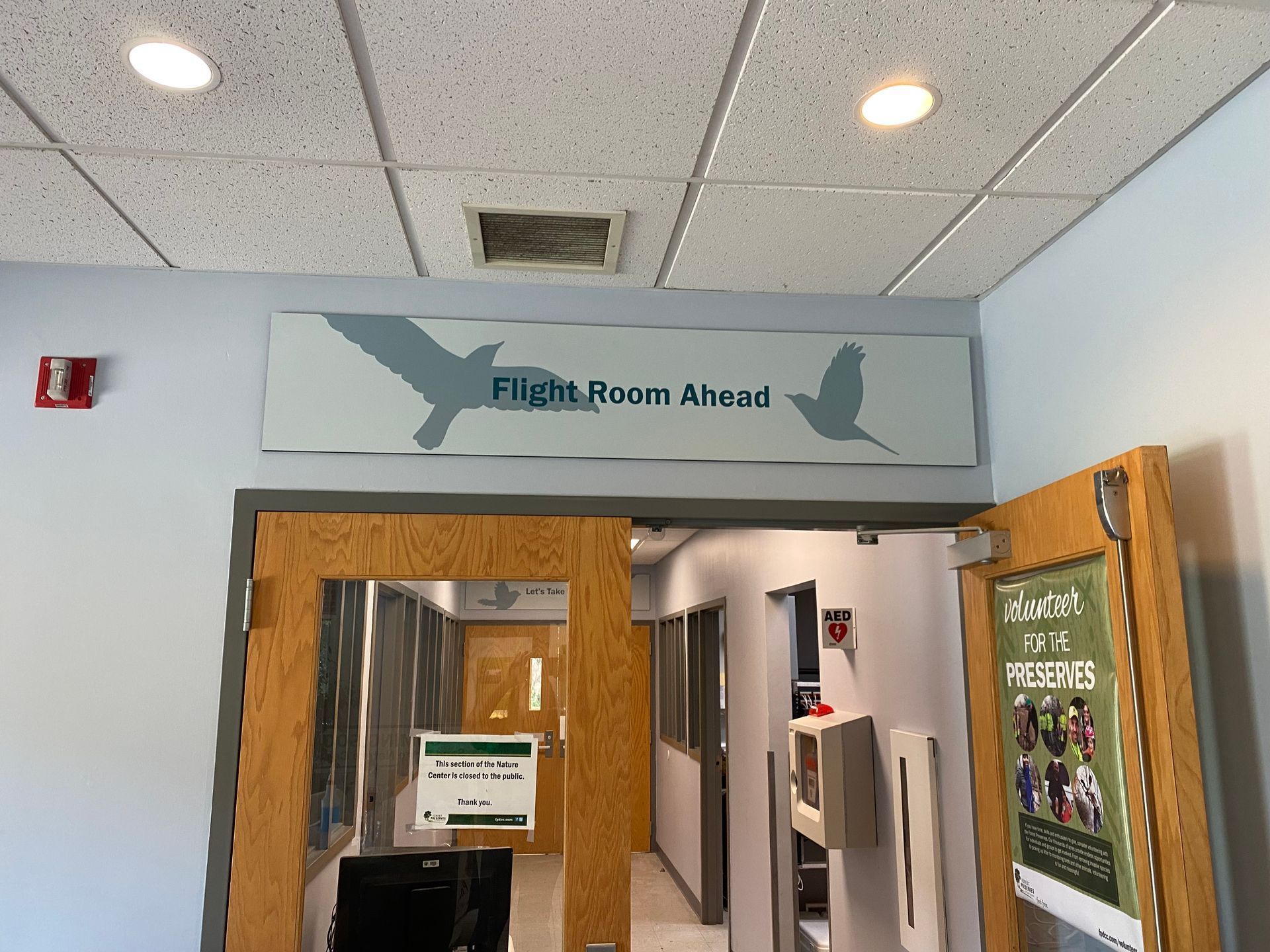Entrance to 