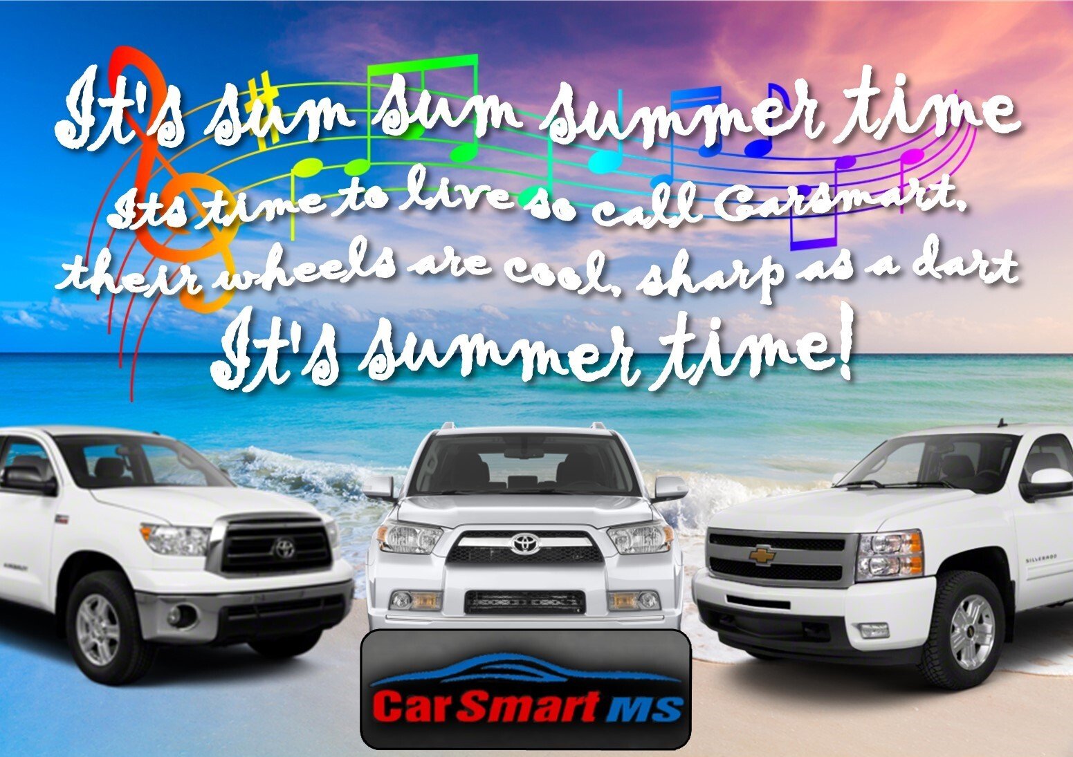 CarSmartMS Used Cars Dealer Toyota SUV Pickup Trucks Biloxi Ocean