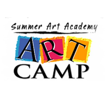 A logo for the summer art academy art camp