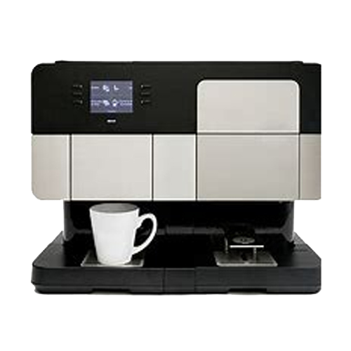 Flavia Barista
Designed specifically to meet the needs of a large office the Barista brewer crafts perfect coffees, teas, lattes, cappuccinos and authentic espressos.
The Flavia Barista features a modern design built to deliver the benefits you’ve come to expect – including reliable performance, hassle-free maintenance and no cross contamination of taste from one drink to the next.